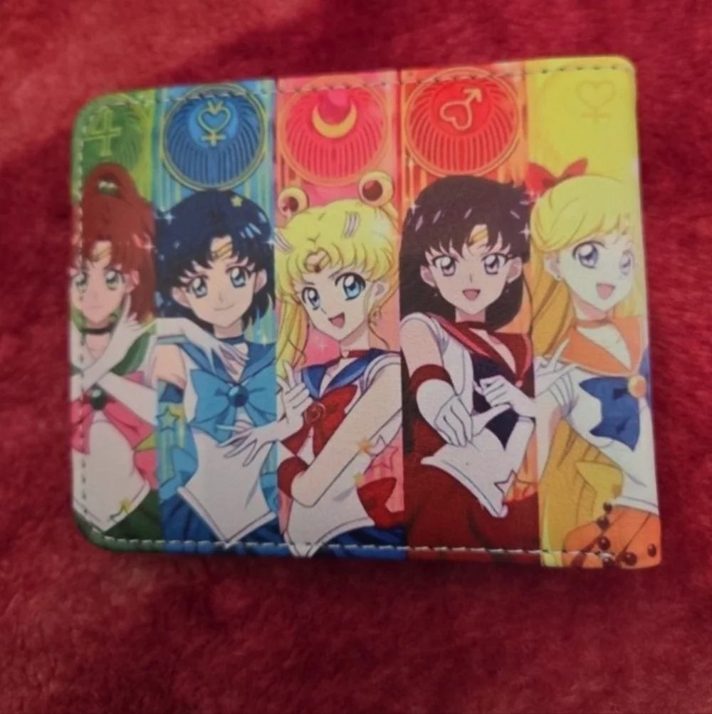 New Sailor moon anime manga leather wallet